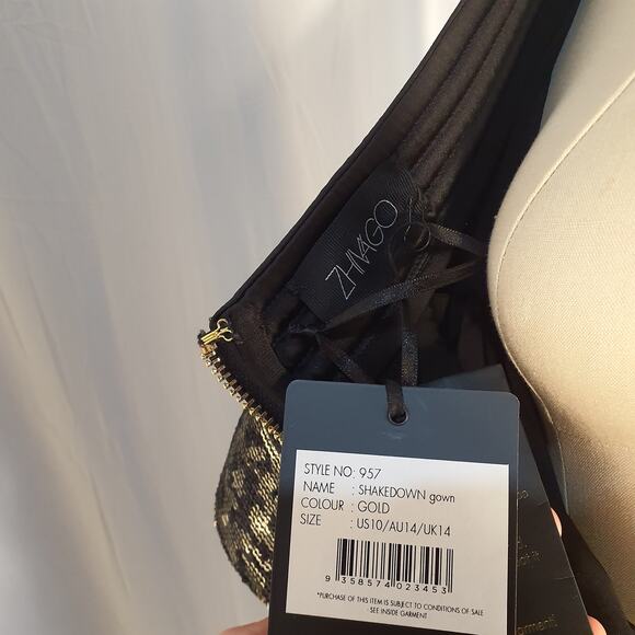 Zhivago 'Shakedown' Gown Size 10 - Picture 5 of 6